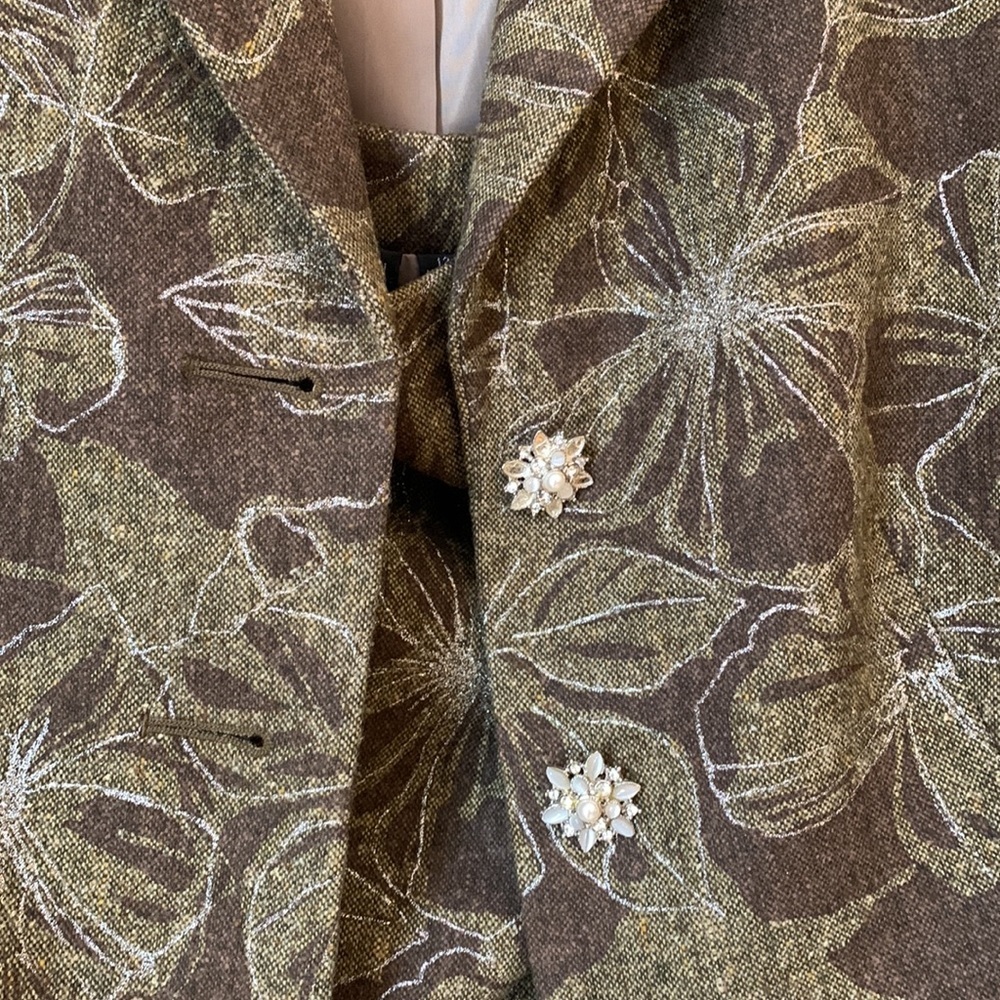 NWT Vintage Albert Nipon 2PC Skirt Suit Size 12